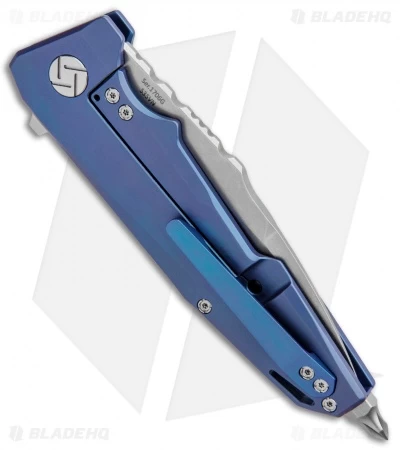 Artisan Cutlery Predator Frame Lock Knife Blue Titanium (3.75" SW) 1706G-BU 3 Artisan Cutlery Predator Frame Lock Knife Blue Titanium (3.75" SW) 1706G-BU - Image 3