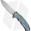 Artisan Cutlery Tradition Frame Lock Knife Blue/Gold Titanium (4" Stonewash)