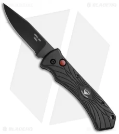 Paragon ERT Automatic Knife W/ Red Firing Button (3.5" Black)