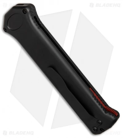 Paragon PARA-X Tanto Blood Line Automatic Smooth Black (3.6" Red Serr) 2 Paragon PARA-X Tanto Blood Line Automatic Smooth Black (3.6" Red Serr) - Image 2