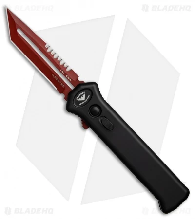 Paragon PARA-X Tanto Blood Line Automatic Smooth Black (3.6" Red Serr) 1 Paragon PARA-X Tanto Blood Line Automatic Smooth Black (3.6" Red Serr)
