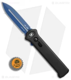 Paragon PARA-XD Blue Line OTF Auto Knife Smooth (3.6" Blue) -Knife Shop Asheville Steel Paragon PARA XD Blue line smooth blue BHQ 76369 er bottlecap