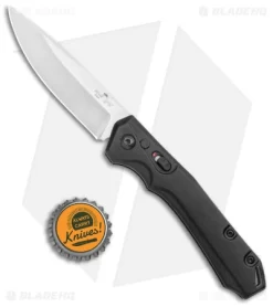Bear OPS Bold Action Automatic Knife Black Aluminum (3.25" Satin) AC-1800-AIBK-S -Knife Shop Bear OPS Auto Black DP Satin AC 1800 AIBK S BHQ 141212 jr bottlecap