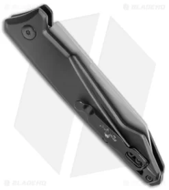 Bear OPS Bold Action XV Automatic Knife Black Aluminum (3.1" BB) -Knife Shop Bear OPS Auto Black Reverse Tanto BB AC 1500 AIBK P BHQ 141213 jr side