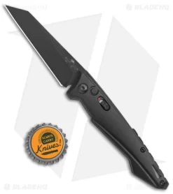 Bear OPS Bold Action XV Automatic Knife Black Aluminum (3.1" Black) -Knife Shop Bear OPS Auto Black Reverse Tanto Black AC 1500 ABIK B BHQ 141211 jr bottlecap