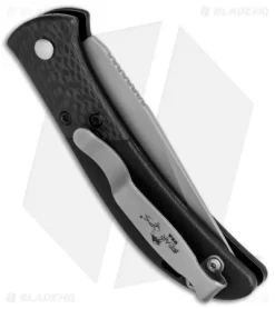 Bear OPS Bold Action IX Automatic Knife Black G-10/ CF (2.8" Bead Blast) -Knife Shop Bear OPS Bold Action IX Auto Black G 10 CF BB AC 900 B4 P BHQ 83233 jr side