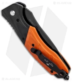 Bear OPS Bold Action V Tanto Automatic Rescue Knife Blk/Orng G-10 (3.25" Black) 7 Bear OPS Bold Action V Tanto Automatic Rescue Knife Blk/Orng G-10 (3.25" Black) -Knife Shop Bear OPS Bold Action V Tanto Auto Rescue Black Orange G 10 Black AC 510 BOR4 B BHQ 94476 jr side