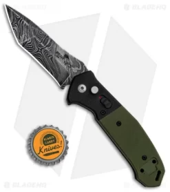 Bear OPS Mini Bold Action V Tanto Auto Knife Black/Green G-10 (3.25" Damascus) 7 Bear OPS Mini Bold Action V Tanto Auto Knife Black/Green G-10 (3.25" Damascus) -Knife Shop Bear OPS Mini Bold Action V Tanto Auto Black Green G 10 Damascus AC 500 B4 LD BHQ 83232 jr bottlecap