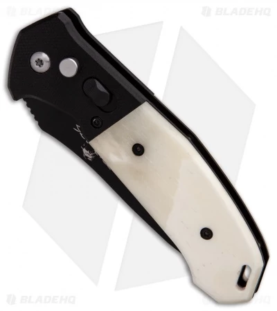 Bear OPS Mini Bold Action V Tanto Automatic Knife Black G-10/Bone (3.25" Black) 3 Bear OPS Mini Bold Action V Tanto Automatic Knife Black G-10/Bone (3.25" Black) - Image 3