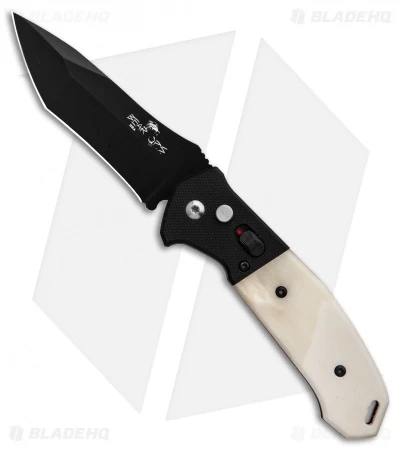 Bear OPS Mini Bold Action V Tanto Automatic Knife Black G-10/Bone (3.25" Black) 1 Bear OPS Mini Bold Action V Tanto Automatic Knife Black G-10/Bone (3.25" Black)