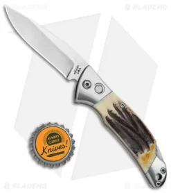 Bear And Son Automatic Lockback Knife India Stag (2.75" Satin) 7 Bear And Son Automatic Lockback Knife India Stag (2.75" Satin) -Knife Shop Bear and Son Auto LB India Stag Satin 5A08 BHQ 125995 jr bottlecap