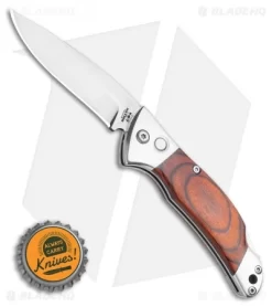 Bear And Son Automatic Lockback Knife Rosewood (2.75" Satin) 7 Bear And Son Automatic Lockback Knife Rosewood (2.75" Satin) -Knife Shop Bear and Son Rosewood Automatic Lockback BHQ 118796 LS Bottlecap