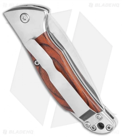 Bear And Son Automatic Lockback Knife Rosewood (2.75" Satin) 3 Bear And Son Automatic Lockback Knife Rosewood (2.75" Satin) - Image 3