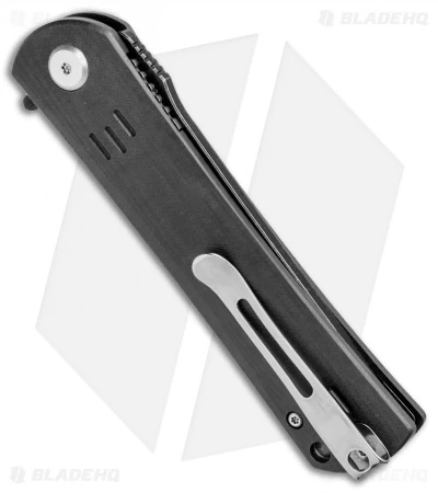 Bestech Knives Kendo Tanto Liner Lock Knife Black G-10 (3.75" Satin, Black) 3 Bestech Knives Kendo Tanto Liner Lock Knife Black G-10 (3.75" Satin, Black) - Image 3