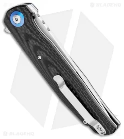 Bestech Knives Ascot Liner Lock Flipper Knife Black CF/G-10 (3.88" Satin) 6 Bestech Knives Ascot Liner Lock Flipper Knife Black CF/G-10 (3.88" Satin) -Knife Shop Bestech Knives Ascot LL Ti CF Black Satin BHQ 95610 jr side