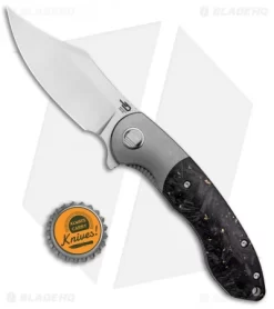 Bestech Knives BowieTie Frame Lock Knife Gold Shred CF + Ti (3.5" Satin) 7 Bestech Knives BowieTie Frame Lock Knife Gold Shred CF + Ti (3.5" Satin) -Knife Shop Bestech Knives BowieTie FL Gold Shred CF Ti Satin BT1906c BHQ 100242 jr bottlecap