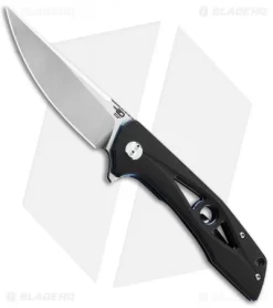 Bestech Knives Eye Of Ra Liner Lock Knife Black G-10 (3.4" Satin) BG23A