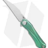 Bestech Knives Ivy Frame Lock Flipper Green Ti (3" Satin) BHQ Exclusive