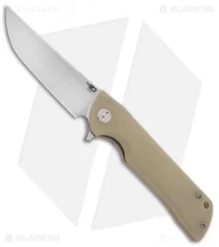 Bestech Knives Paladin Liner Lock Knife Tan G-10 (3.6" Satin) BG13B-1