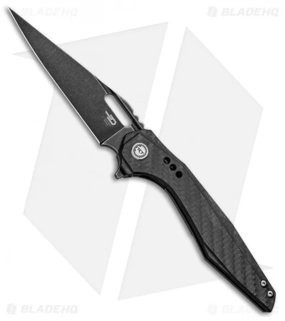Bestech Knives Malware Frame Lock Flipper Knife Ti/Carbon Fiber(3.88" Black SW) 1 Bestech Knives Malware Frame Lock Flipper Knife Ti/Carbon Fiber(3.88" Black SW)