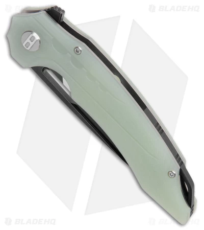 Bestech Knives Ornetta Liner Lock Knife Jade G-10 (3.5" Two-Tone D2) BG50D 2 Bestech Knives Ornetta Liner Lock Knife Jade G-10 (3.5" Two-Tone D2) BG50D - Image 2