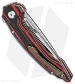 Bestech Knives Ornetta Liner Lock Knife Black/Red G-10 (3.5" Satin/SW) BL02B 6 Bestech Knives Ornetta Liner Lock Knife Black/Red G-10 (3.5" Satin/SW) BL02B -Knife Shop Bestech Knives Ornetta LL Red Black Satin BHQ 146373 jr side