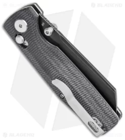 Bestech Knives Slasher Bar Lock Knife Black Micarta (3" Black D2) BG43A-2 6 Bestech Knives Slasher Bar Lock Knife Black Micarta (3" Black D2) BG43A-2 -Knife Shop Bestech Knives Slasher Cross Bar Lock Black Micarta Black SW BHQ 158087 jr side