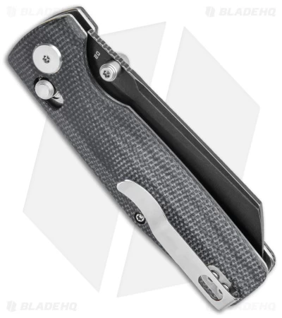 Bestech Knives Slasher Bar Lock Knife Black Micarta (3" Black D2) BG43A-2 3 Bestech Knives Slasher Bar Lock Knife Black Micarta (3" Black D2) BG43A-2 - Image 3