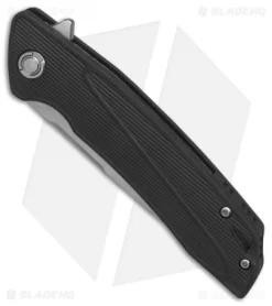 Bestech Knives Spike Liner Lock Knife Black G-10 (3.5" Stonewash) BG09A-2 -Knife Shop Bestech Knives Spike Black G10 SW BHQ 81587 er spine