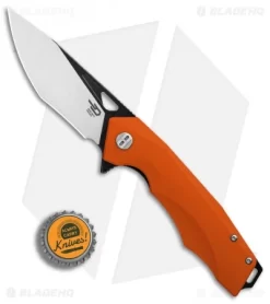 Bestech Knives Toucan Liner Lock Knife Orange G-10 (3.5" Satin) BG14D-2 -Knife Shop Bestech Knives Toucan Orange G10 Satin BHQ 88133 er bottlecap