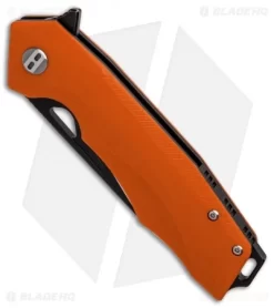 Bestech Knives Toucan Liner Lock Knife Orange G-10 (3.5" Satin) BG14D-2 -Knife Shop Bestech Knives Toucan Orange G10 Satin BHQ 88133 er spine
