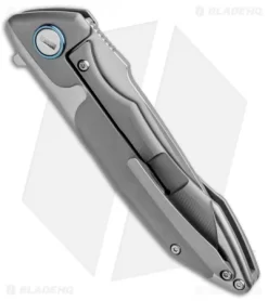 Bestech Starfighter Frame Lock Knife Titanium (3.3" Stonewash) 1709C -Knife Shop Bestech Starfighter FL Ti SW BT1709C BHQ 84862 jr side