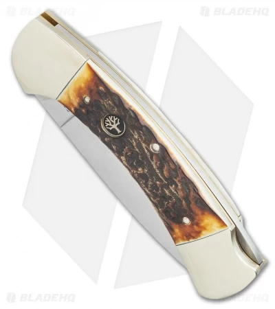 Boker Stag Hunter Lockback Pocket Knife (3.4" Polished) 114000 2 Boker Stag Hunter Lockback Pocket Knife (3.4" Polished) 114000 - Image 2