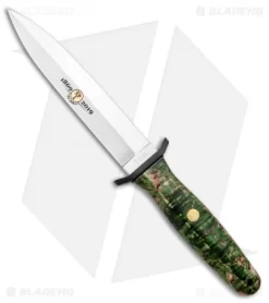 Boker Applegate 150th Anniversary Fixed Blade Knife Curly Birch (6" Satin)