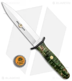 Boker Applegate 150th Anniversary Fixed Blade Knife Curly Birch (6" Satin) 7 Boker Applegate 150th Anniversary Fixed Blade Knife Curly Birch (6" Satin) -Knife Shop Boker Applegate 150th Anniversary Dagger Fixed Curly Birch Satin 126643 BHQ 94446 jr bottlecap