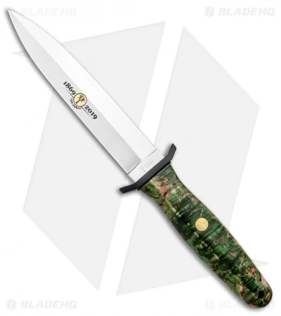 Boker Applegate 150th Anniversary Fixed Blade Knife Curly Birch (6" Satin) 1 Boker Applegate 150th Anniversary Fixed Blade Knife Curly Birch (6" Satin)