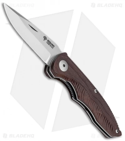 Boker Arbolito Gemini 42 Liner Lock Knife Guayacan (3.5" Satin) 01BA003G 1 Boker Arbolito Gemini 42 Liner Lock Knife Guayacan (3.5" Satin) 01BA003G