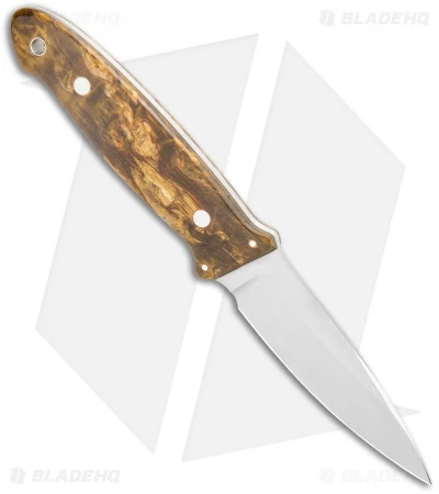 Boker Cub Fixed Blade Knife Curly Birch (3.9" Satin) 2 Boker Cub Fixed Blade Knife Curly Birch (3.9" Satin) - Image 2