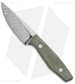 BÃ¶ker Daily Knives AK1 Damast Knife Space Coral CF (3.1" Damascus) 120509DAM