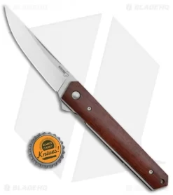 Boker Kwaiken Liner Lock Flipper Knife Cocobolo Wood (3.5" Satin) 7 Boker Kwaiken Liner Lock Flipper Knife Cocobolo Wood (3.5" Satin) -Knife Shop Boker Kwaiken Flipper Cocobolo Wood Satin BHQ 112730 jr bottlecap