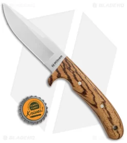 Boker Magnum Elk Hunter Fixed Blade Knife Zebra Wood (4.2" Satin) 7 Boker Magnum Elk Hunter Fixed Blade Knife Zebra Wood (4.2" Satin) -Knife Shop Boker Magnum Elk Hunter Fixed Blade Zebra Wood Satin BHQ 139185 jr bottlecap