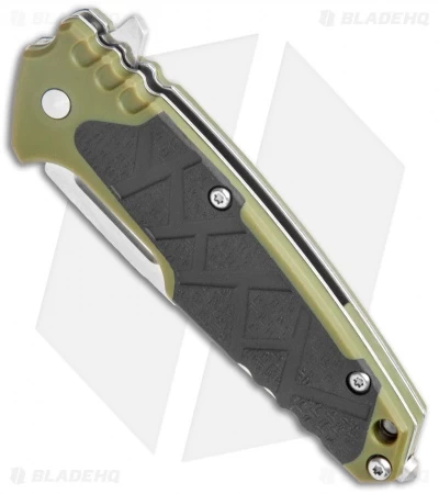 Boker Magnum Enok Frame Lock Knife Black/OD Green FRP (2.6" Satin) 01MB232 2 Boker Magnum Enok Frame Lock Knife Black/OD Green FRP (2.6" Satin) 01MB232 - Image 2