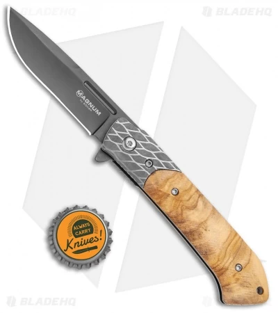 Boker Magnum Erebos Liner Lock Knife Zebrawood (3.0" SW) 01SC074 4 Boker Magnum Erebos Liner Lock Knife Zebrawood (3.0" SW) 01SC074 - Image 4