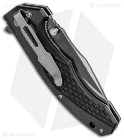 Boker Magnum Omen Liner Lock Knife Black G-10/CF (3.5" Black) 01SC057 6 Boker Magnum Omen Liner Lock Knife Black G-10/CF (3.5" Black) 01SC057 -Knife Shop Boker Magnum Omen LL Black G 10 CF Black 01SC057 BHQ 90325 jr side