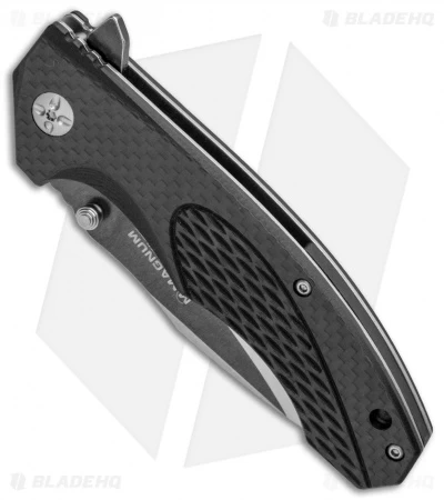 Boker Magnum Omen Liner Lock Knife Black G-10/CF (3.5" Black) 01SC057 2 Boker Magnum Omen Liner Lock Knife Black G-10/CF (3.5" Black) 01SC057 - Image 2