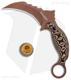 Boker Magnum Raptors Claw Fixed Blade Black/Orange G-10 (4.5" Brown) BOM02SC032 7 Boker Magnum Raptors Claw Fixed Blade Black/Orange G-10 (4.5" Brown) BOM02SC032 -Knife Shop Boker Magnum Raptors Claw Black Orange G 10 Brown BOM02SC032 BHQ 94800 jr bottlecap