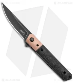 Boker Mini Kwaiken Flipper Knife Copper/Marble CF (3" Smokewash VG-10)
