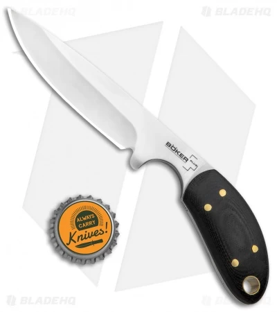 Boker Plus Pocket Knife Fixed Blade Black G-10 (3.375" Satin) 02BO522 4 Boker Plus Pocket Knife Fixed Blade Black G-10 (3.375" Satin) 02BO522 - Image 4