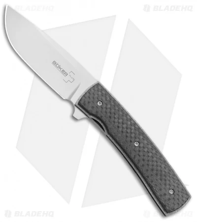 Boker Plus Brad Zinker FR Titanium Liner Lock Knife Carbon Fiber (2.8" Satin) 1 Boker Plus Brad Zinker FR Titanium Liner Lock Knife Carbon Fiber (2.8" Satin)