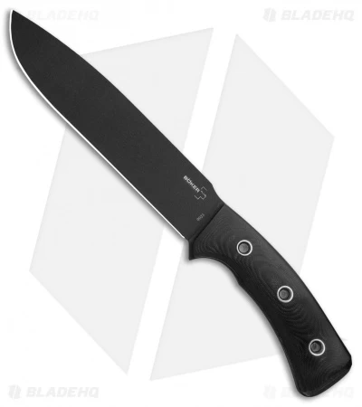Boker Plus Komondor Fixed Blade Knife Black G-10 (7.63" Black) 02BO011 1 Boker Plus Komondor Fixed Blade Knife Black G-10 (7.63" Black) 02BO011